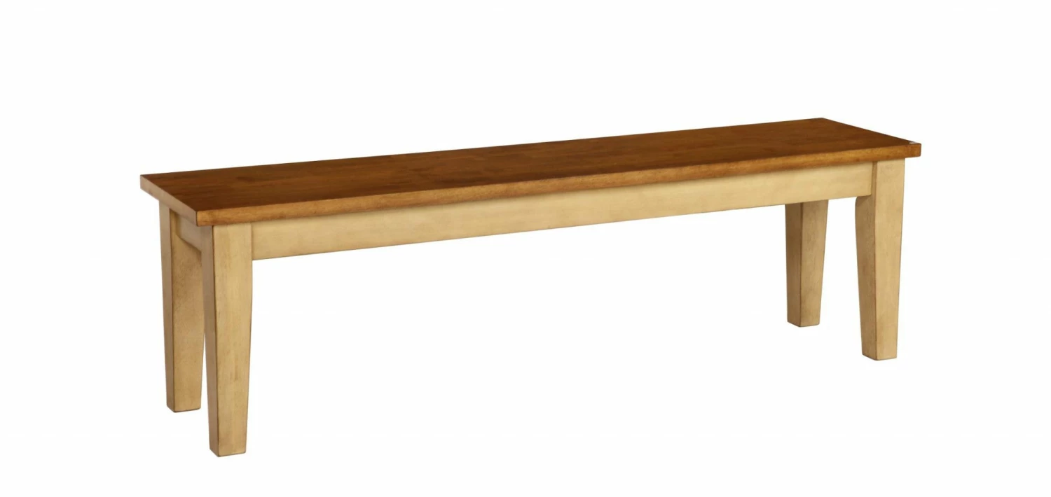 Discount π HomeRoots Two Tone Harvest Finish Hardwood Bench 𧨠3 Discount π HomeRoots Two Tone Harvest Finish Hardwood Bench π§¨