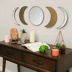 Wholesale 𧨠HomeRoots Boho Moon Phase Antique Wall Mirror π