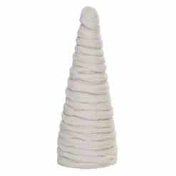Promo 😀 Valyria LLC dba Transpac Foam Ivory 🔔 Christmas Knit Texture Tree Decor 👏