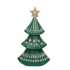 Outlet 🤩 Valyria LLC dba Transpac Rustic Resin Green Nordic ❄ Christmas Tree ⌛