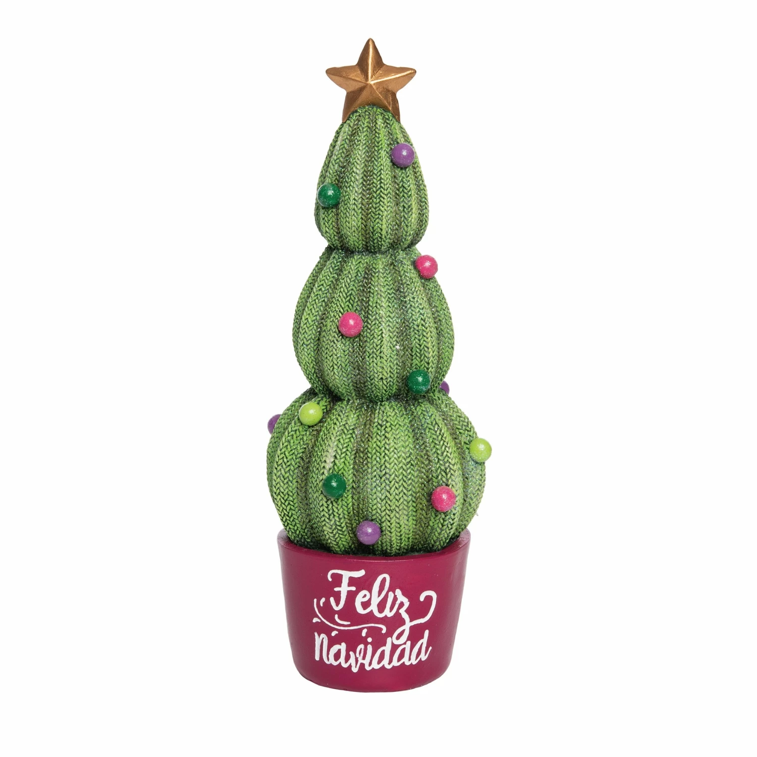 Budget ๐ Valyria LLC dba Transpac Resin Multicolored Feliz Navidad Cactus ๐ Christmas Tree ๐ 3 Budget ๐ Valyria LLC dba Transpac Resin Multicolored Feliz Navidad Cactus ๐ Christmas Tree ๐