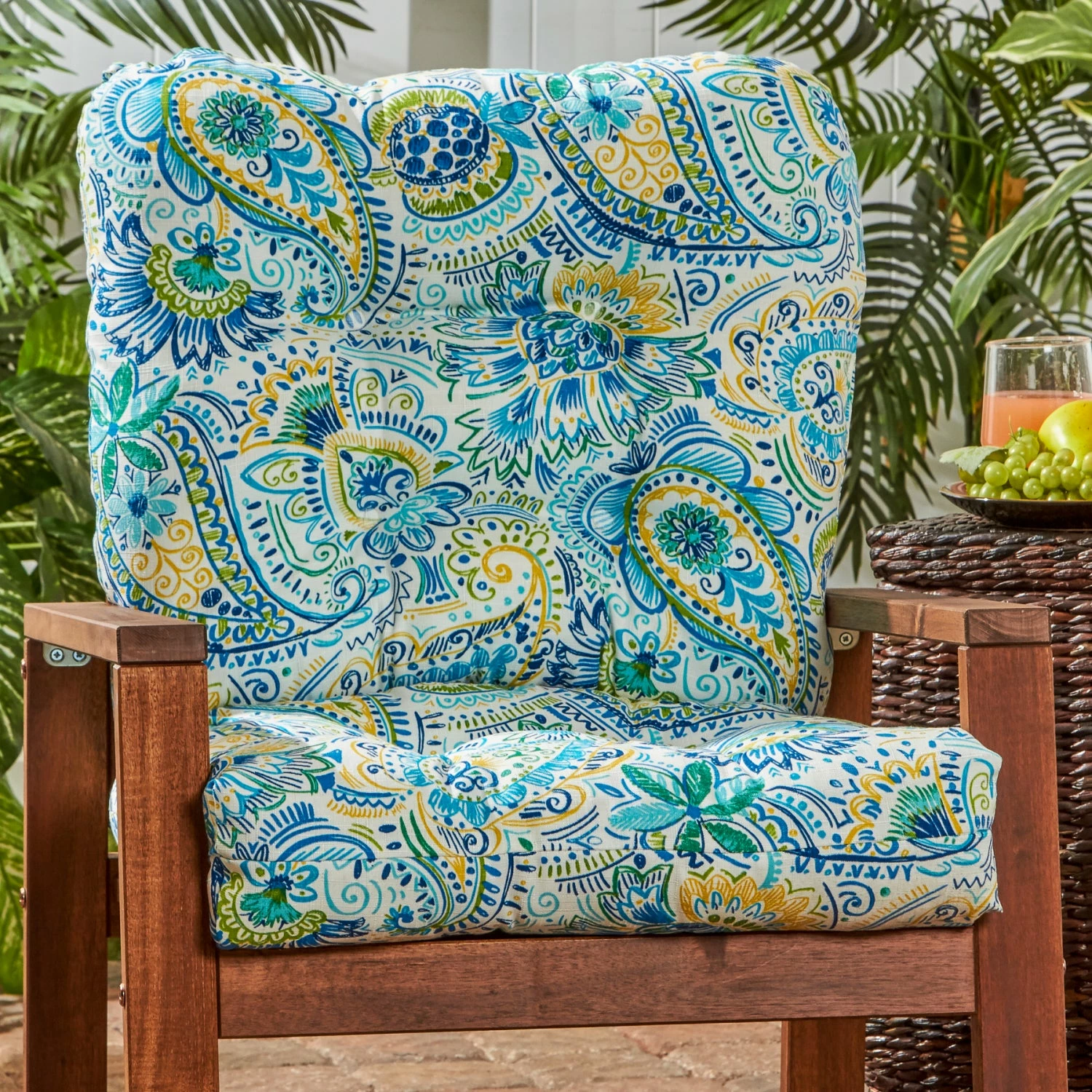 Best deal β€οΈ Greendale Home Fashions Sapphire Stripe Seat and Back Outdoor Chair Cushion π 5 Best deal β€οΈ Greendale Home Fashions Sapphire Stripe Seat and Back Outdoor Chair Cushion π - Image 3