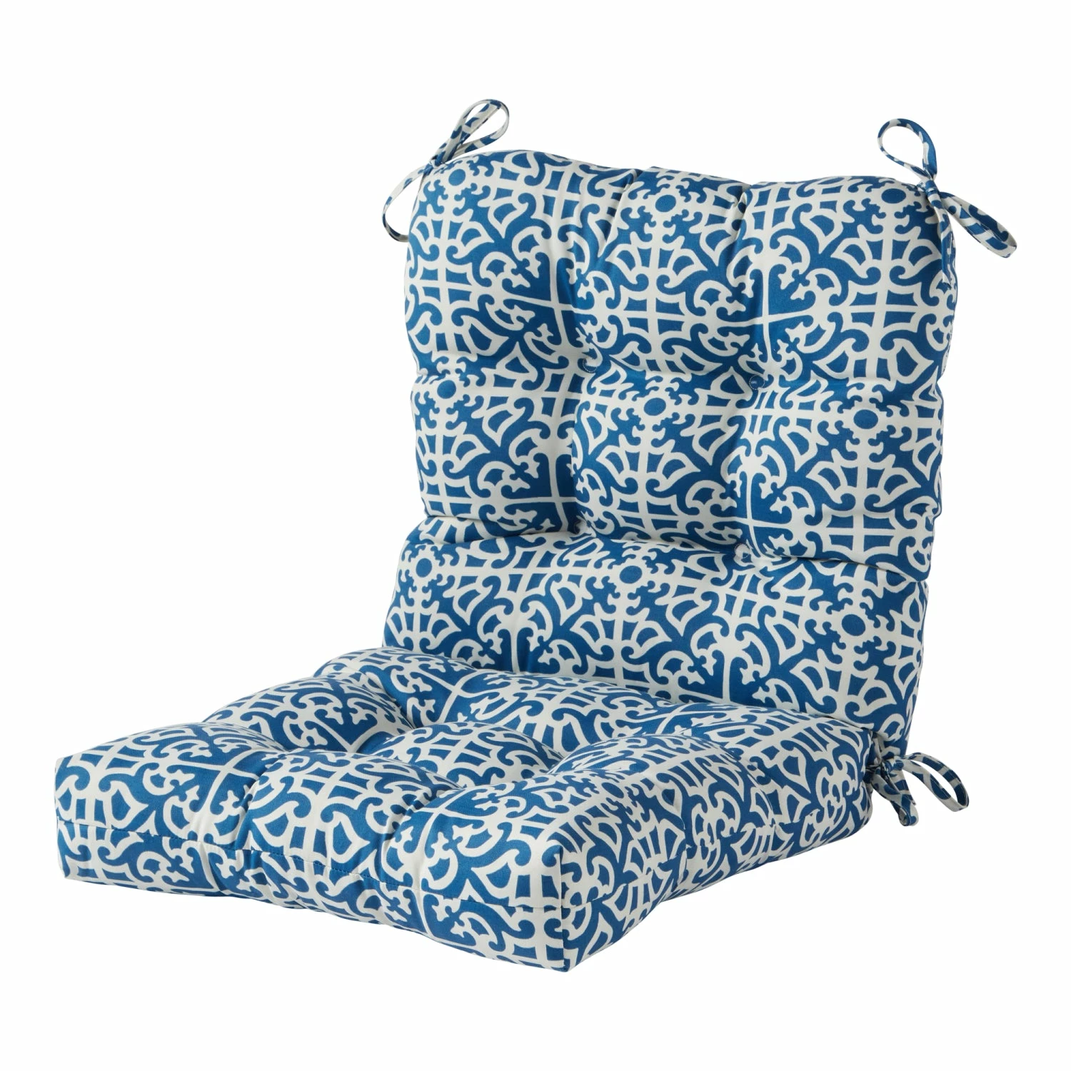 Best deal β€οΈ Greendale Home Fashions Sapphire Stripe Seat and Back Outdoor Chair Cushion π 4 Best deal β€οΈ Greendale Home Fashions Sapphire Stripe Seat and Back Outdoor Chair Cushion π - Image 2
