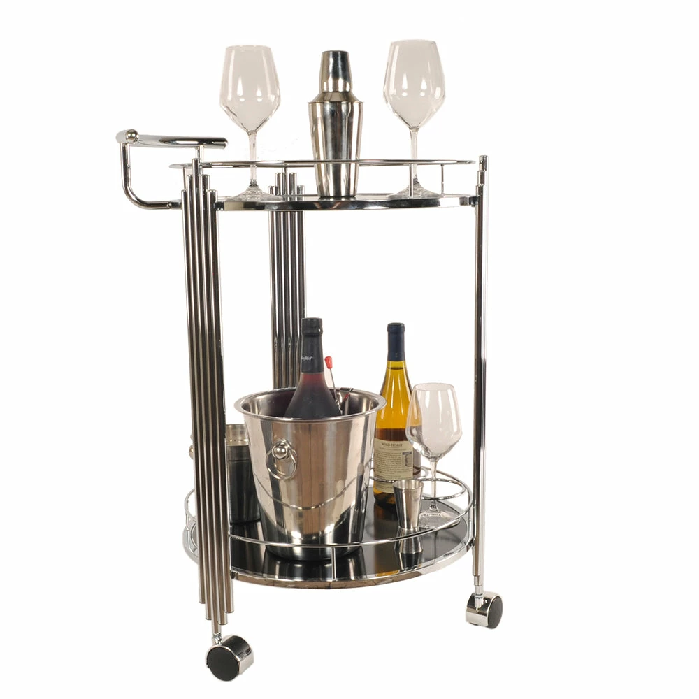 Promo π₯° HomeRoots Retro Hollywood Glam Rolling Bar Cart β 3 Promo π₯° HomeRoots Retro Hollywood Glam Rolling Bar Cart β