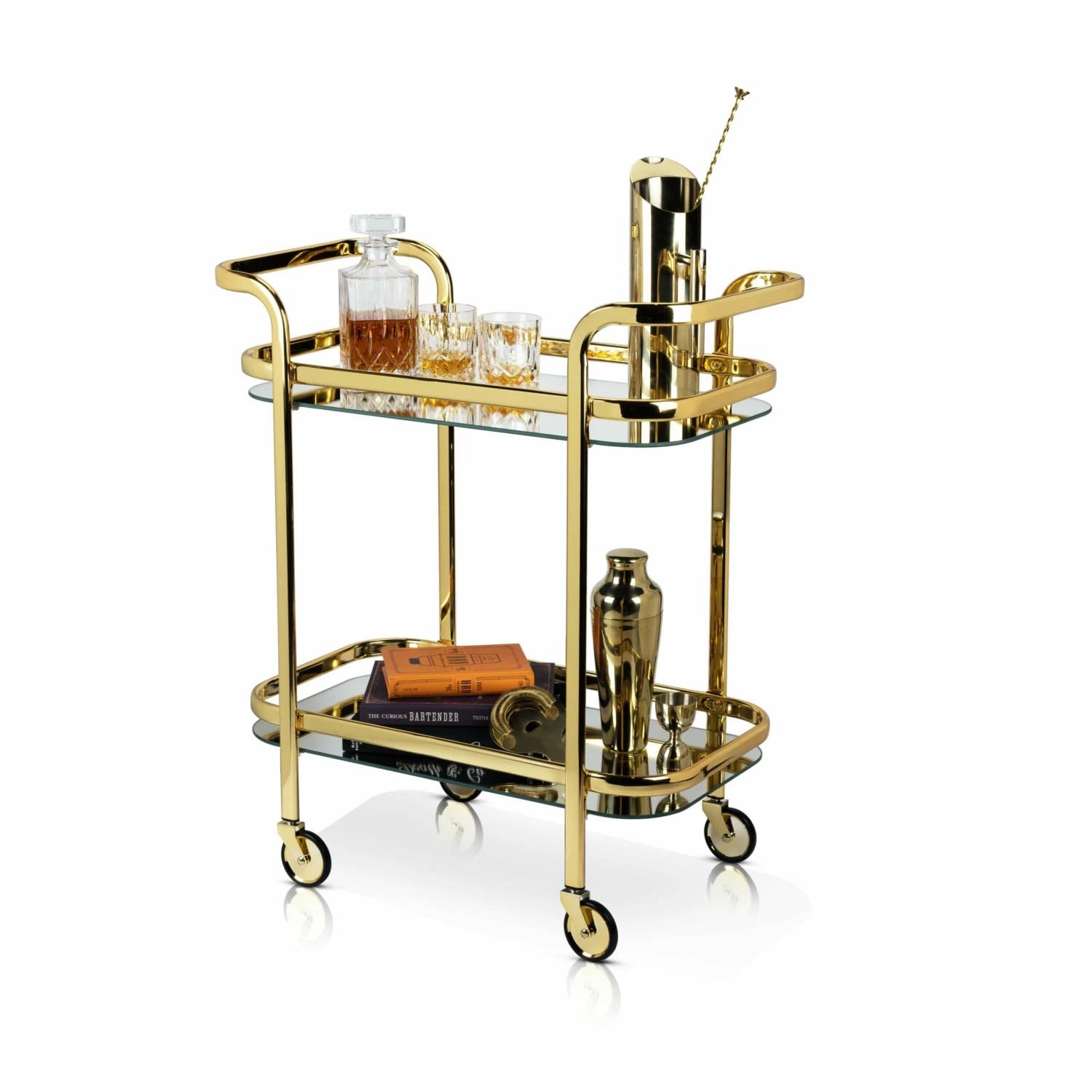 Best Pirce ๐ True Fabrications Inc Viskiยฎ Gold Bar Cart ๐ 4 Best Pirce ๐ True Fabrications Inc Viskiยฎ Gold Bar Cart ๐ - Image 2