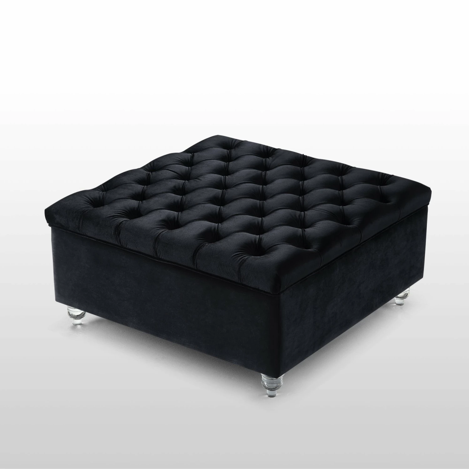 Discount π INSPIREDHOME CO Giotto Velvet Tufted Storage Ottoman β 4 Discount π INSPIREDHOME CO Giotto Velvet Tufted Storage Ottoman β - Image 2