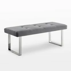 Buy 🔔 INSPIREDHOME CO Cooper Contemporary Bench 😍