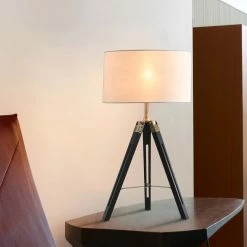 Outlet π― Nova Of California Surveyor Tripod Matte Black Table Lamp π₯°