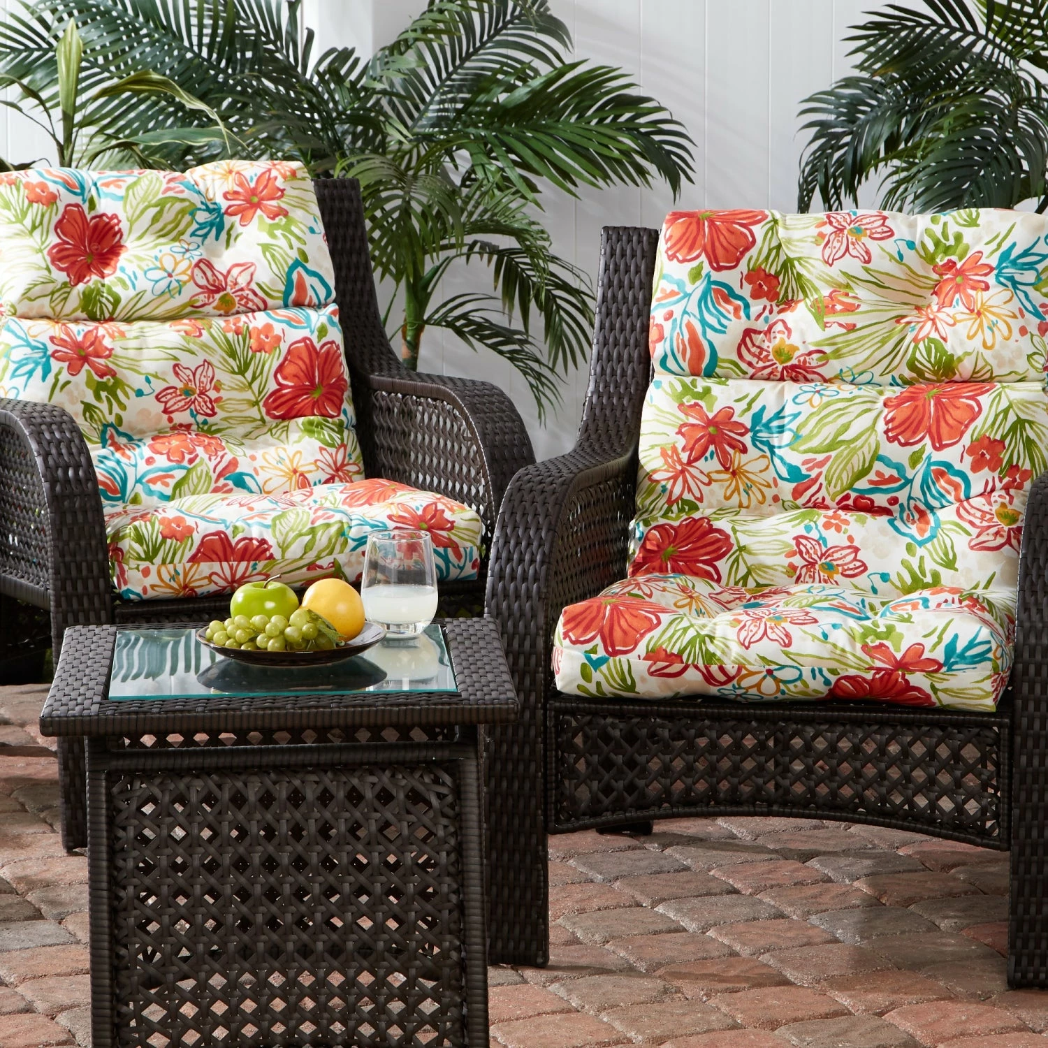 Coupon π Greendale Home Fashions Carnival Stripe High Set Of 2 Back Outdoor Chair Cushion 𧨠4 Coupon π Greendale Home Fashions Carnival Stripe High Set Of 2 Back Outdoor Chair Cushion 𧨠- Image 2