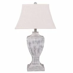 Wholesale 🤩 HomeRoots Modern Farmhouse Gray Wash Set of 2 Table Lamps ✨