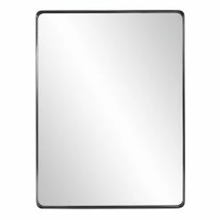Best deal π HomeRoots Rectangular Black Finish Wall Mirror π
