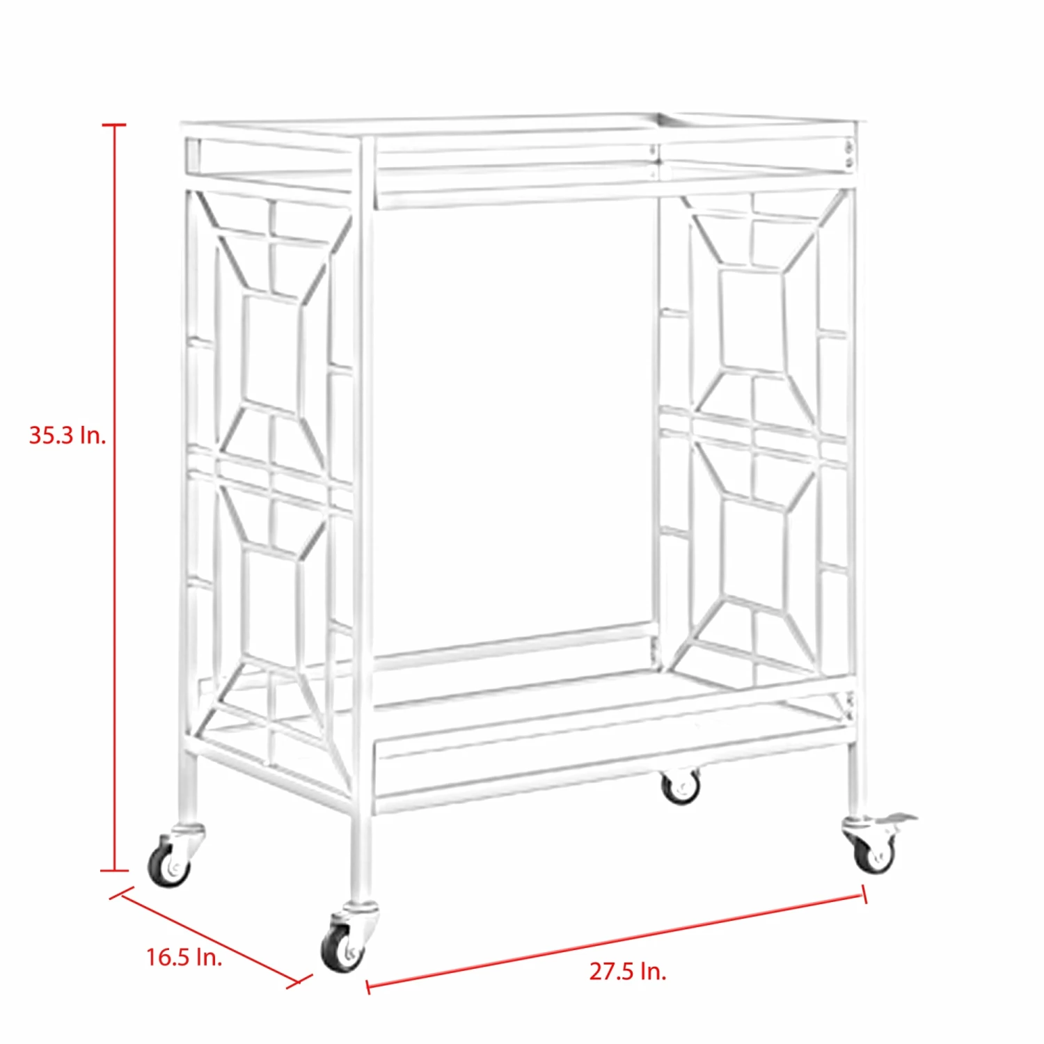 Best Sale β€οΈ INSPIREDHOME CO Cedar Bar Cart π₯° 10 Best Sale β€οΈ INSPIREDHOME CO Cedar Bar Cart π₯° - Image 8