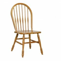 Top 10 🤩 HomeRoots Round Back Harvest Oak Hardwood Dining Chair 🎉