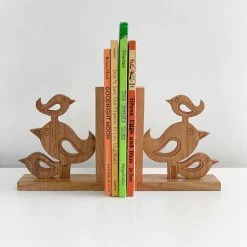 Dining Room Shop 24 New π Global Crafts Handcarved Bird Book Ends π
