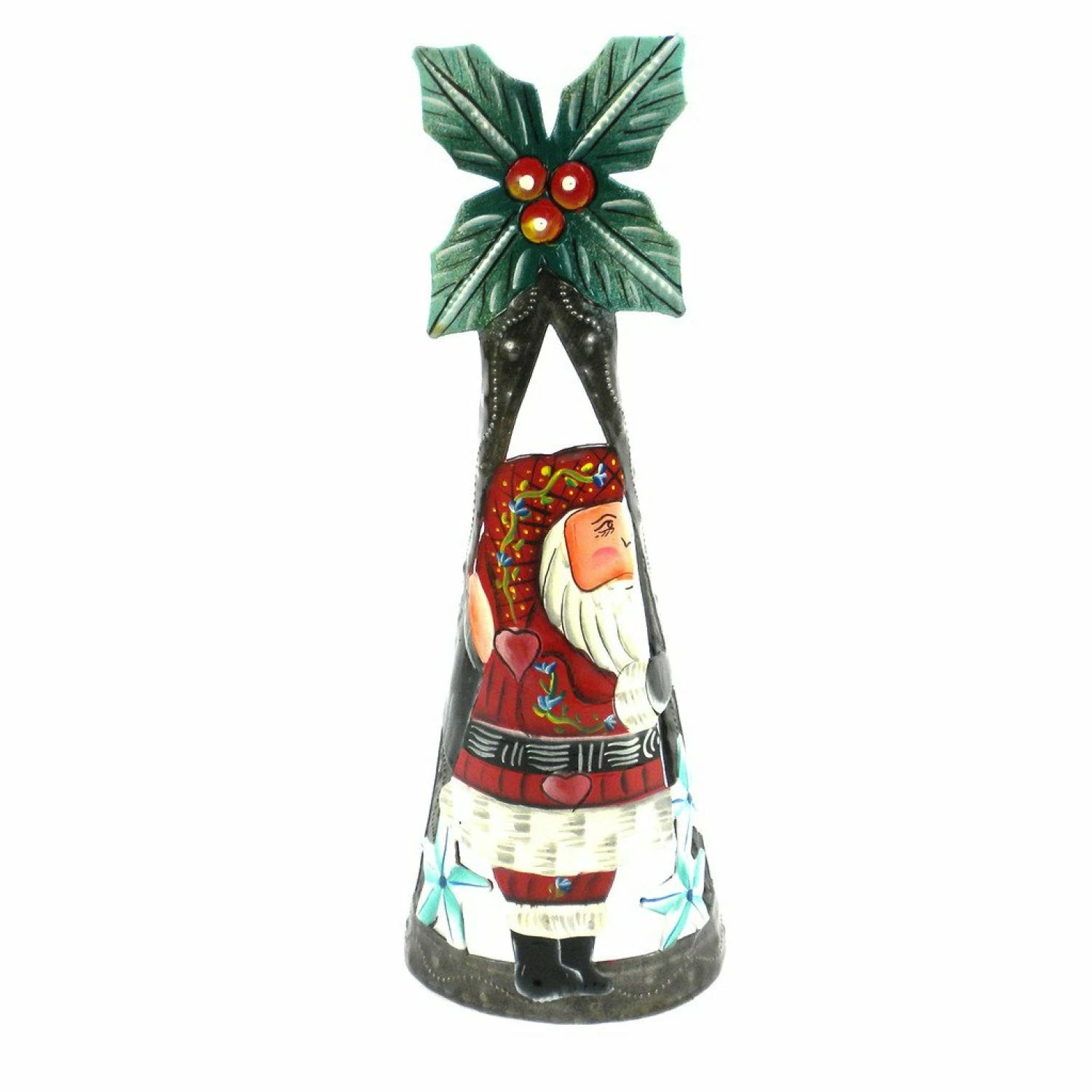Budget π Global Crafts Santa Claus Haitian Steel Drum Sculpture Or Tree Topper β 3 Budget π Global Crafts Santa Claus Haitian Steel Drum Sculpture Or Tree Topper β