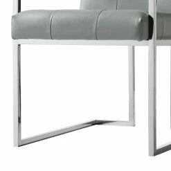 Best deal π INSPIREDHOME CO PU Leather Button Tufted with Stainless Steel Chrome Frame Square Arm Set of 2 Dining Chairs β 17 Best deal π INSPIREDHOME CO PU Leather Button Tufted with Stainless Steel Chrome Frame Square Arm Set of 2 Dining Chairs β -Dining Room Shop frgh50luomb5dcajbrun