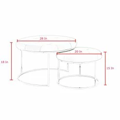 Deals 😀 INSPIREDHOME CO Konan Velvet Cocktail Set of 2 Ottomans ❤️ -Dining Room Shop frrq61edtdows1txvn0j