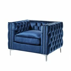 Promo 😍 INSPIREDHOME CO Leonardo Velvet Club Accent Chair 🛒