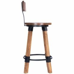 Best Sale 😉 HomeRoots Sturdy Wood and Metal Counter Stool 👏 -Dining Room Shop hui2rex0moyurmprincz