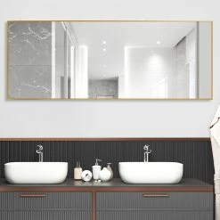 Brand new 🤩 HomeRoots Narrow Minimal Wall Mirror 🔔 -Dining Room Shop j3vu6aizzmpkduhfe2tt
