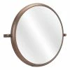 Outlet 🎁 HomeRoots Industrial Gold Round Mirror 🔔 -Dining Room Shop j9zp4357irjnyqyaq6sd