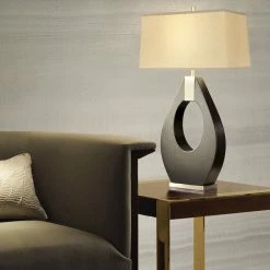 Brand new π Nova Of California Pearson Pecan Table Lamp π§¨