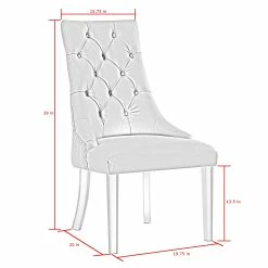Discount 😉 INSPIREDHOME CO Linen Button Tufted Armless Acrylic Leg Set of 2 Dining Chairs ⭐ -Dining Room Shop jqlrzq9198hrgbm8nkyw