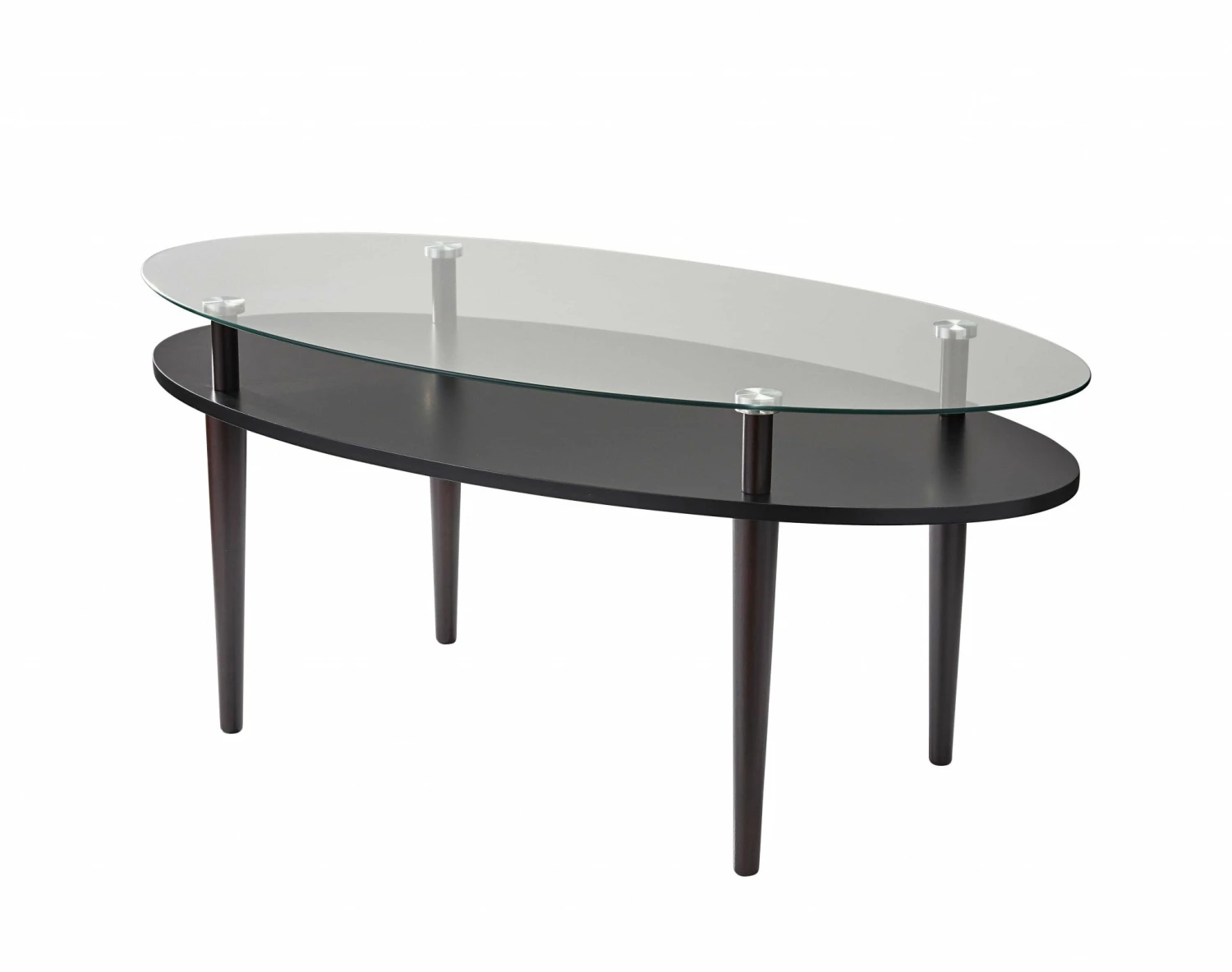 Coupon π€© HomeRoots Modern Glass Oval Coffee Table β¨ 4 Coupon π€© HomeRoots Modern Glass Oval Coffee Table β¨ - Image 2
