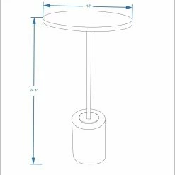 New 🎁 Mango Furniture Marble & Iron Round Modern Drink Table 🌟 -Dining Room Shop kgkcyviy1a009fyxdcjh scaled