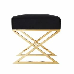 Cheapest 👍 INSPIREDHOME CO Iris Velvet Ottoman 🎉 -Dining Room Shop kkmnntdpt80bwowwvlin
