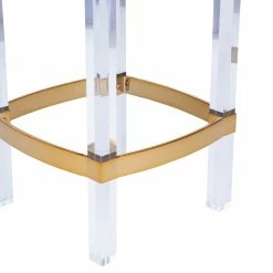 Best deal π HomeRoots Acrylic and Polished Gold Counter Stool π 11 Best deal π HomeRoots Acrylic and Polished Gold Counter Stool π -Dining Room Shop leboyhlenpud1ijep8ld
