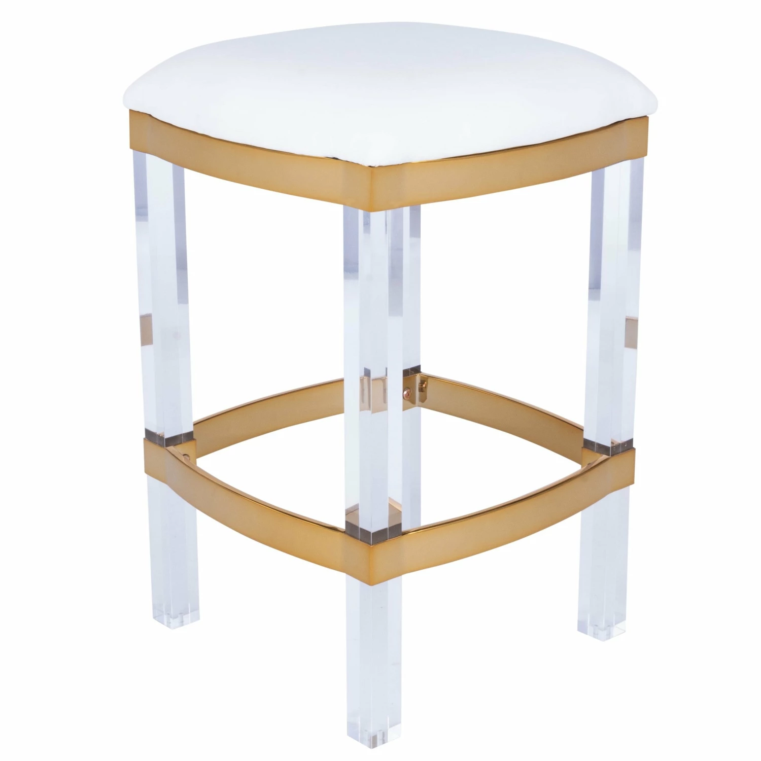Best deal π HomeRoots Acrylic and Polished Gold Counter Stool π 3 Best deal π HomeRoots Acrylic and Polished Gold Counter Stool π