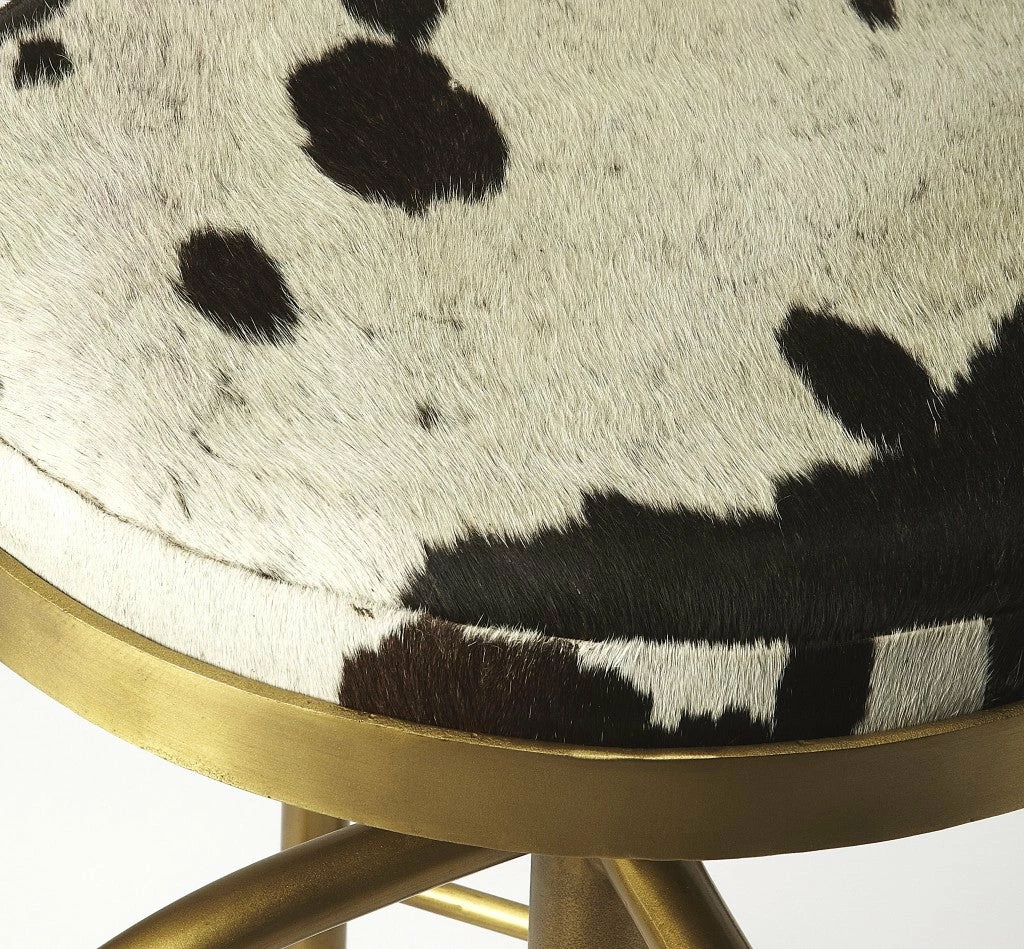 Top 10 π HomeRoots Hair on Hide Leather Bar Stool π 6 Top 10 π HomeRoots Hair on Hide Leather Bar Stool π - Image 4