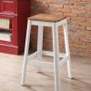 Discount ✨ HomeRoots Natural Wood Bar Stool 🛒
