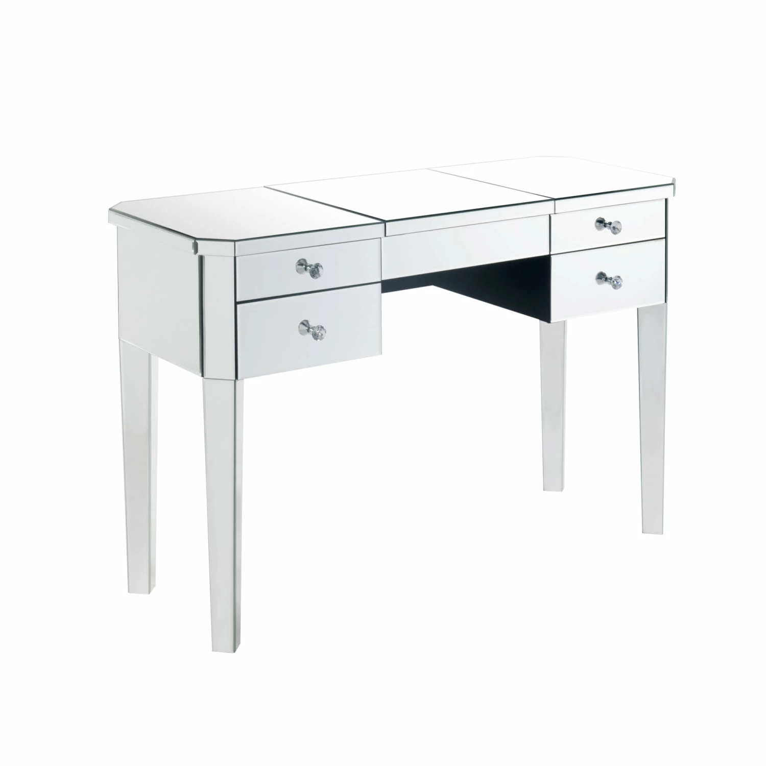 Cheapest π INSPIREDHOME CO Marabelle Mirrored 4 Drawers Makeup Flip Top LED Vanity Table π 7 Cheapest π INSPIREDHOME CO Marabelle Mirrored 4 Drawers Makeup Flip Top LED Vanity Table π - Image 5