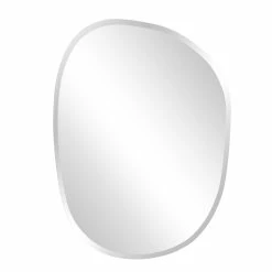 Best deal ✨ HomeRoots Oval Asymmetrical Frameless Mirror ⭐