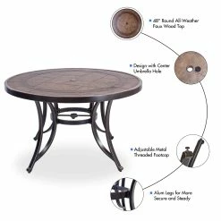 Best Pirce ⌛ inQbrands CFT Top Dining Table 🥰