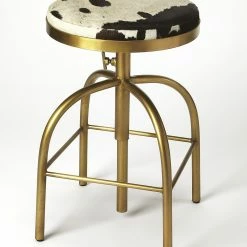 Top 10 🎁 HomeRoots Hair on Hide Leather Bar Stool 🌟