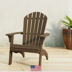 Discount 🤩 Red Oak Creations, INC Polyteak King Size Adirondack Chair 💯