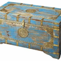 Buy ⌛ HomeRoots Painted Brass Inlay Storage Trunk ✨ 15 Buy ⌛ HomeRoots Painted Brass Inlay Storage Trunk ✨ -Dining Room Shop pefknenbtpmcxptzw5g4