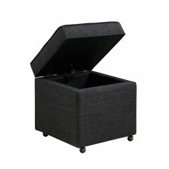 Budget π INSPIREDHOME CO Michael Linen Wheeled Storage Cube Ottoman π 11 Budget π INSPIREDHOME CO Michael Linen Wheeled Storage Cube Ottoman π -Dining Room Shop pfv5vuhfguvwf6bpn06t