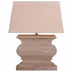Coupon π TX USA Corporation Torie Wood rectangle table lamp π