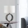 New ⭐ Nova Of California Tracey Ring Brushed Nickel Table Lamp ⭐ -Dining Room Shop pytdmv0jmkeimzh1ytkd