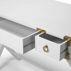 Top 10 ⭐ HomeRoots Glossy White Writing Desk 😉 -Dining Room Shop q29u6lsch1rxst0z1e3w