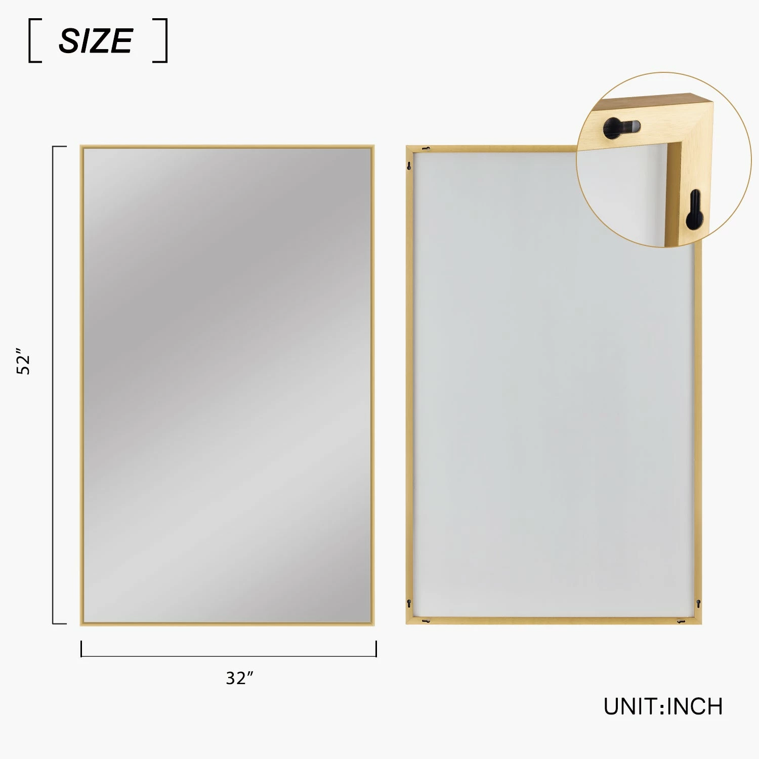 Brand new π HomeRoots Minimal Wall Mirror β 6 Brand new π HomeRoots Minimal Wall Mirror β - Image 4
