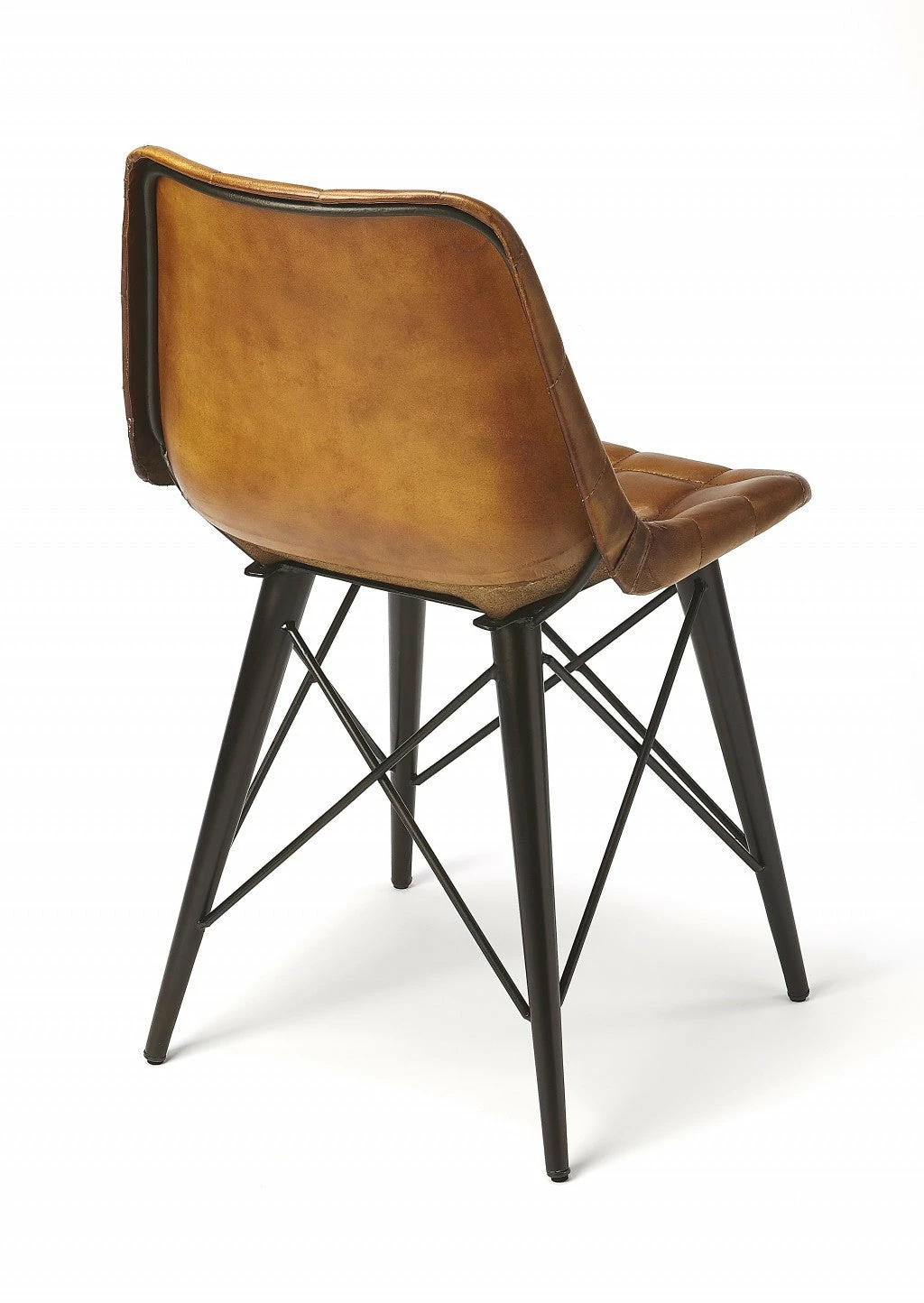 Best deal π HomeRoots Stitched Squares Brown Leather Dining Chair β 8 Best deal π HomeRoots Stitched Squares Brown Leather Dining Chair β - Image 6