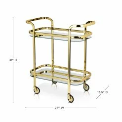 Best Pirce ๐ True Fabrications Inc Viskiยฎ Gold Bar Cart ๐ 13 Best Pirce ๐ True Fabrications Inc Viskiยฎ Gold Bar Cart ๐ -Dining Room Shop qmr5eofjtpqhbrp2l8bk