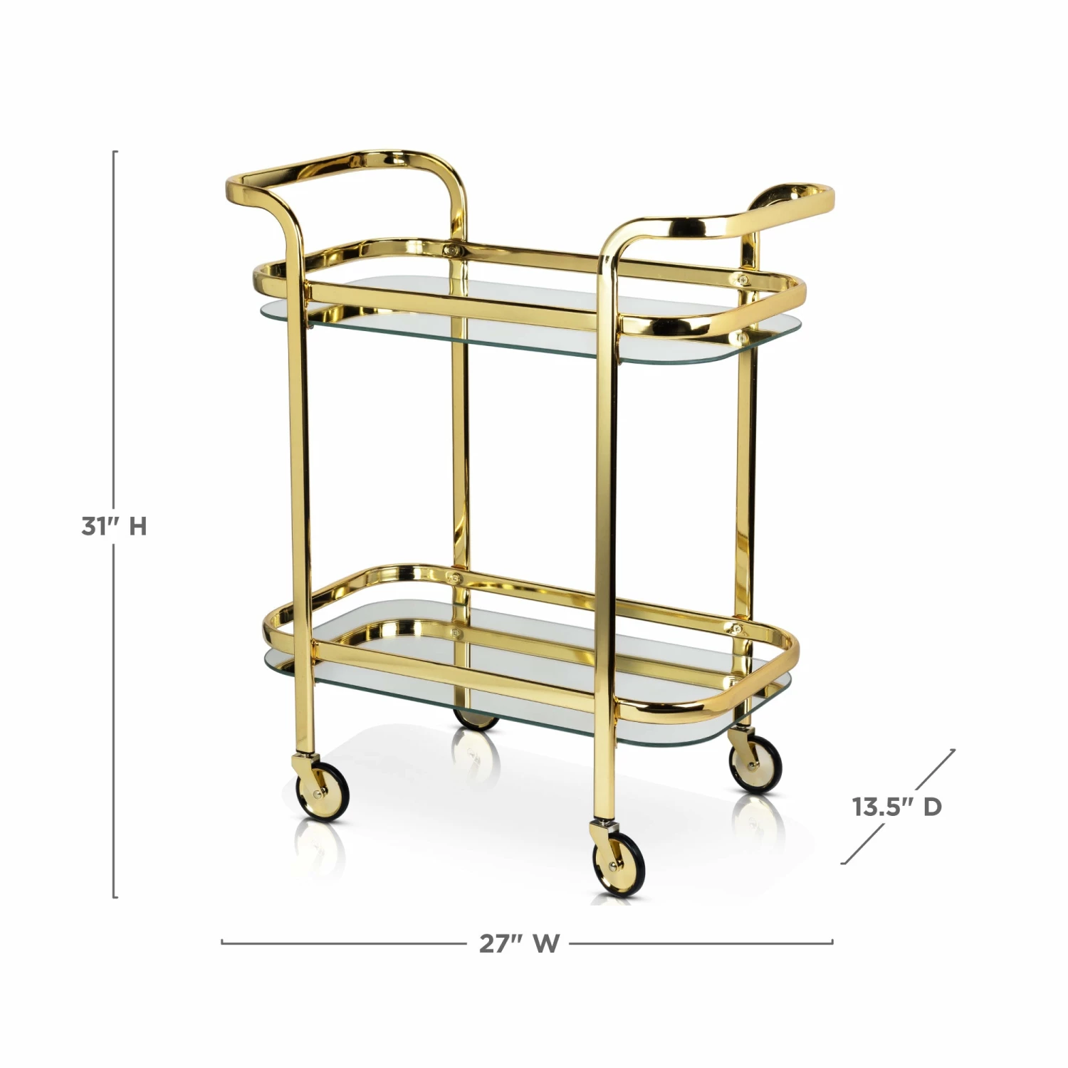 Best Pirce ๐ True Fabrications Inc Viskiยฎ Gold Bar Cart ๐ 8 Best Pirce ๐ True Fabrications Inc Viskiยฎ Gold Bar Cart ๐ - Image 6