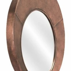 Cheapest 🧨 HomeRoots Contemporary Copper Round Mirror ⌛ -Dining Room Shop qtdroudnhitsc4tzkr3q scaled