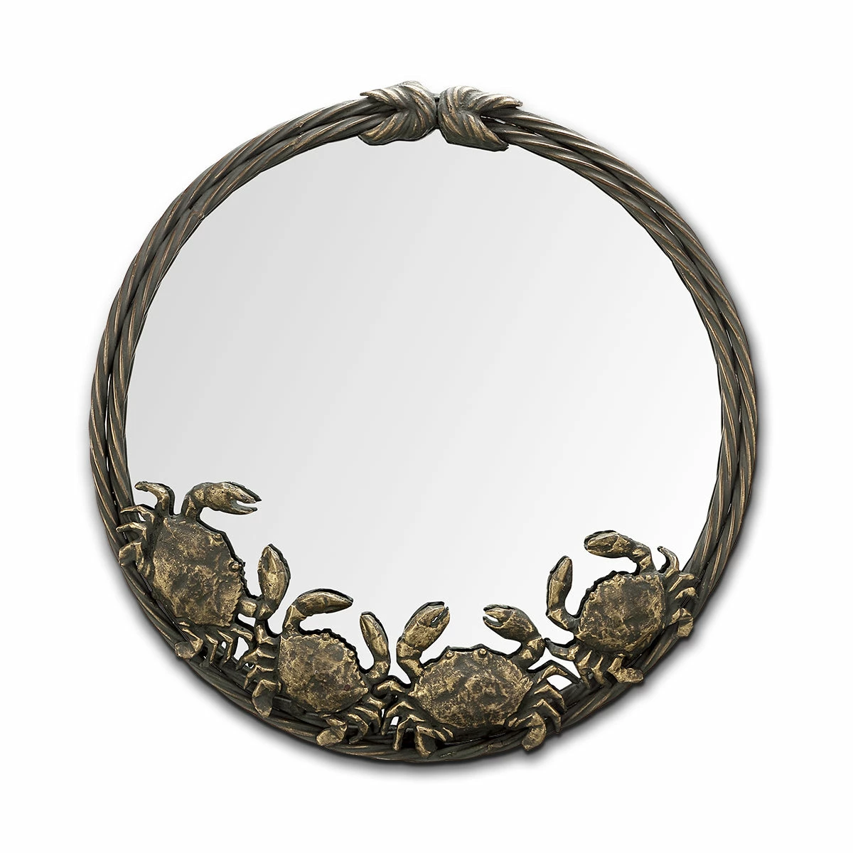 New β¨ San Pacific International Crab Quartet Antique Iron Bronze Cast Wall Mirror π 4 New β¨ San Pacific International Crab Quartet Antique Iron Bronze Cast Wall Mirror π - Image 2